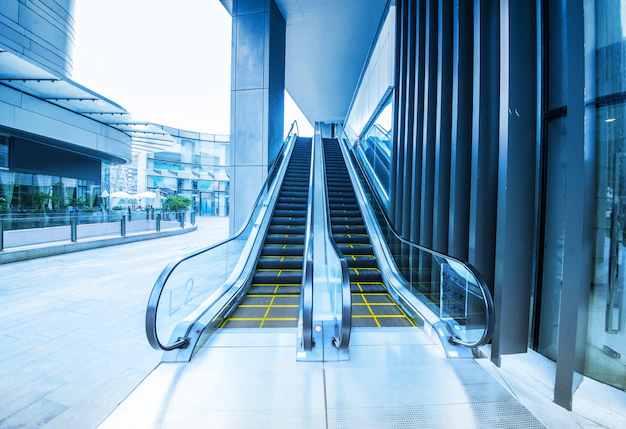escalator view